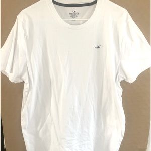 Hollister curved Hem Tee.   XL white